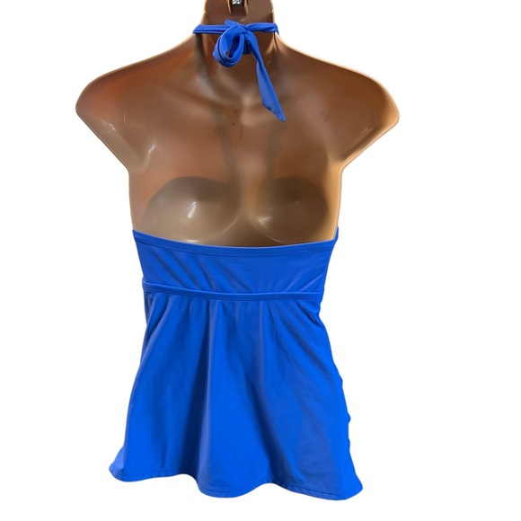 Liz Lange Maternity Swimsuit Halter Swim Tankini Top - Sz S/P - Picture 2 of 5